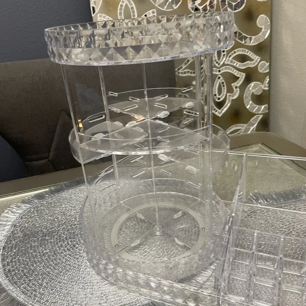 Clear Rotating Makeup Organizer